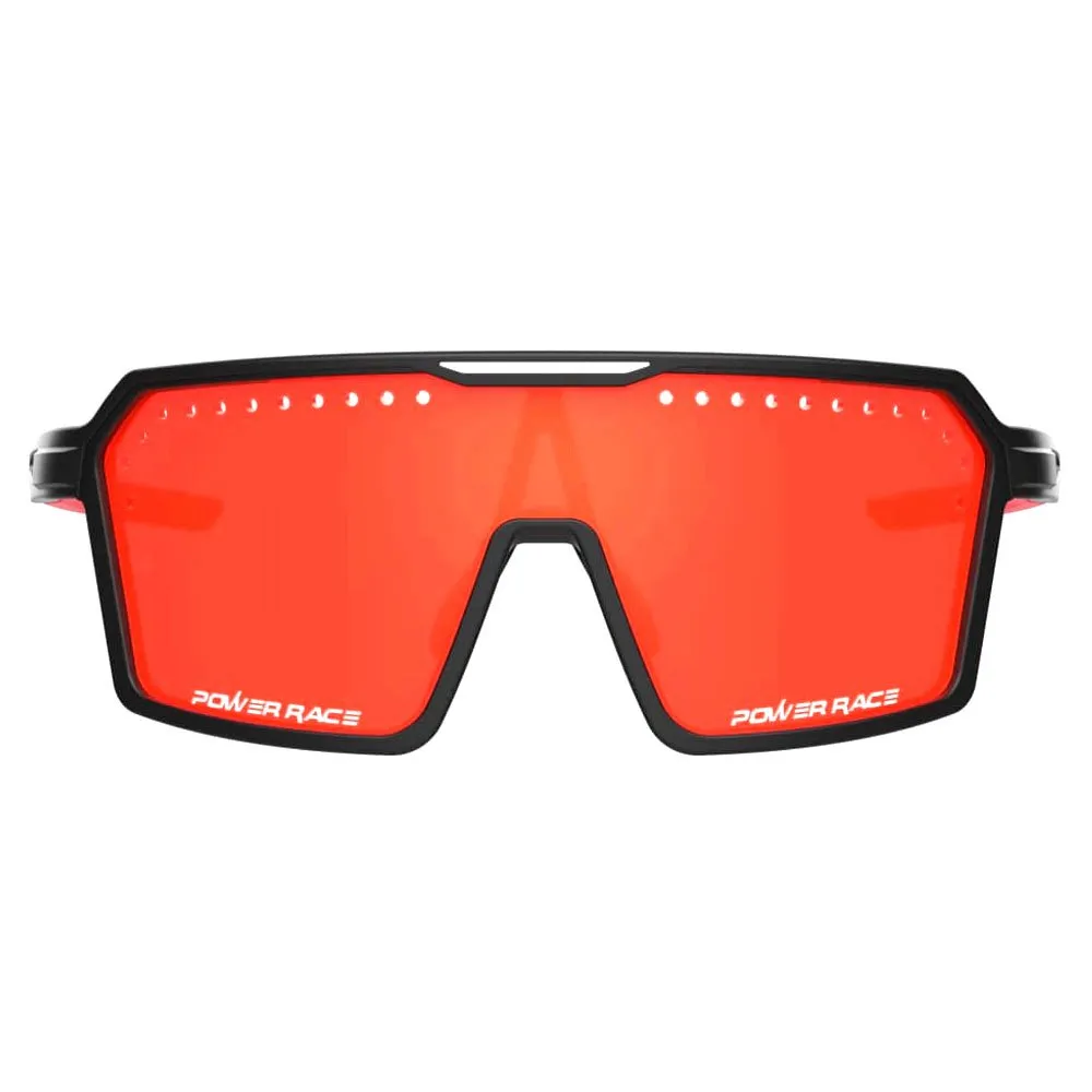 Power Race Defender Sonnenbrille, Black / red, Red Mirror/CAT3 Power Race Defender Sonnenbrille, Black / red, Red Mirror/CAT3