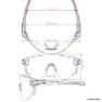 Power Race Sonnenbrille, White / blue, Blue Mirror/CAT3