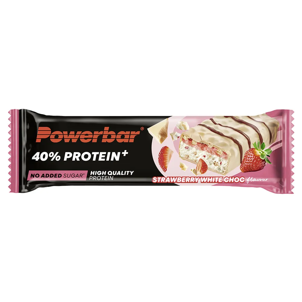 Powerbar 40% Protein+ Crisps 40g Proteinriegelbox Weiße Schokolade & Erdbeere 12 Einheiten, Multicolor, One Size Powerbar 40% Protein+ Crisps 40g Proteinriegelbox Weiße Schokolade & Erdbeere 12 Einheiten, Multicolor, One Size