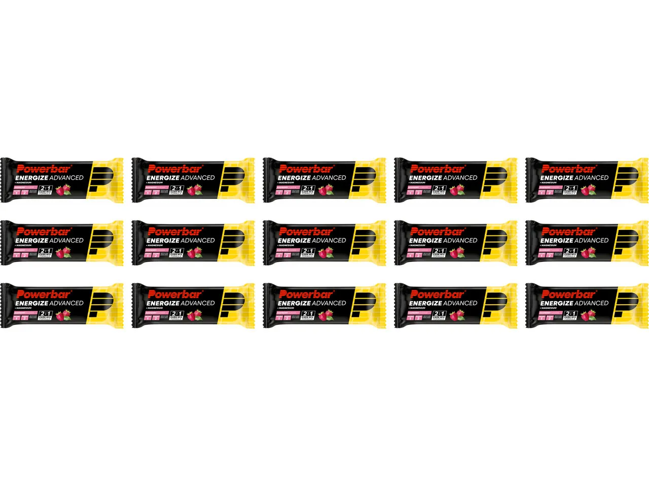 Powerbar Energize Advanced Energieriegel - 15 Stück, Yellow, One Size