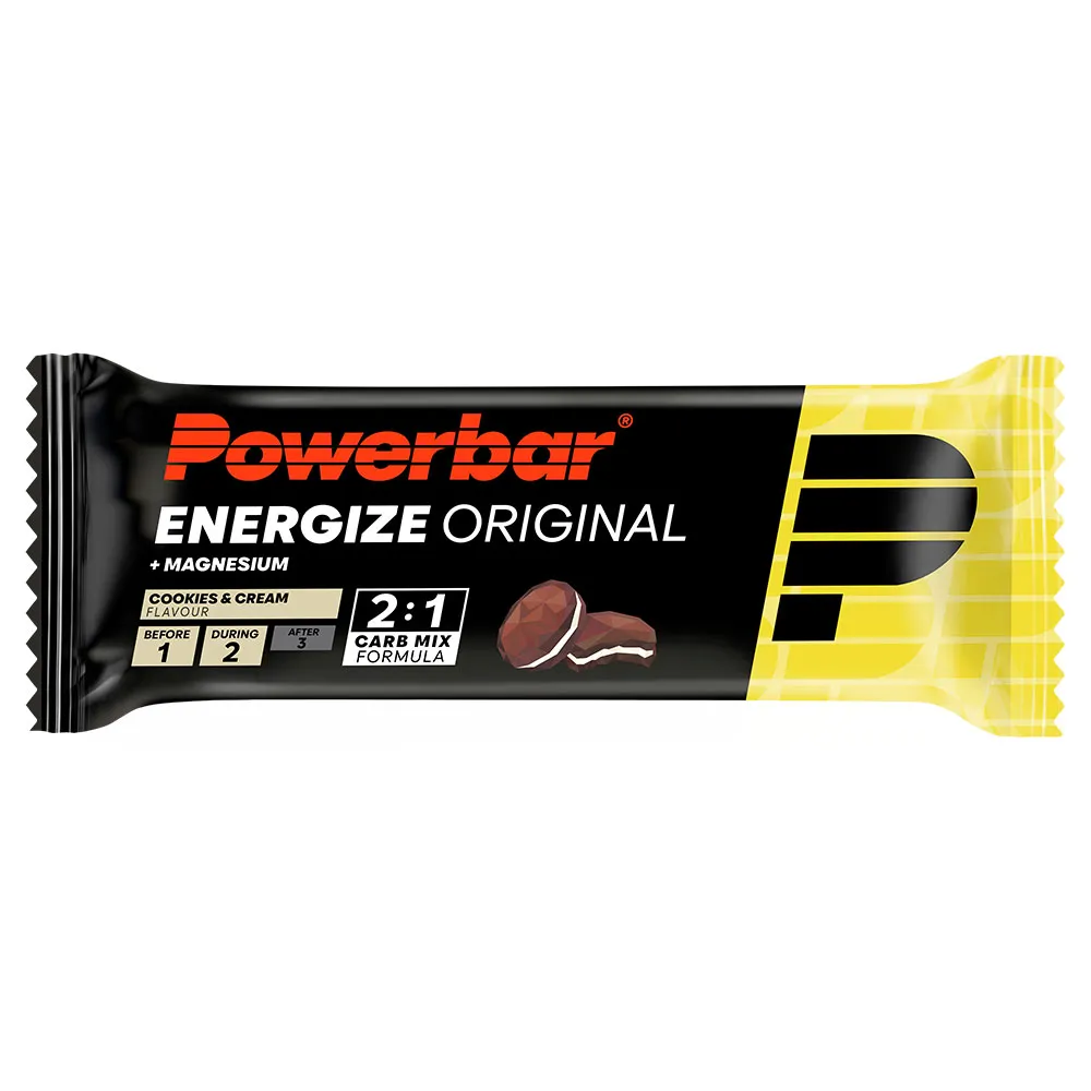 Powerbar Energize Energie-riegel Box Original Plätzchen Sahne 55g 15 Einheiten, Grey, One Size Powerbar Energize Energie-riegel Box Original Plätzchen Sahne 55g 15 Einheiten, Grey, One Size