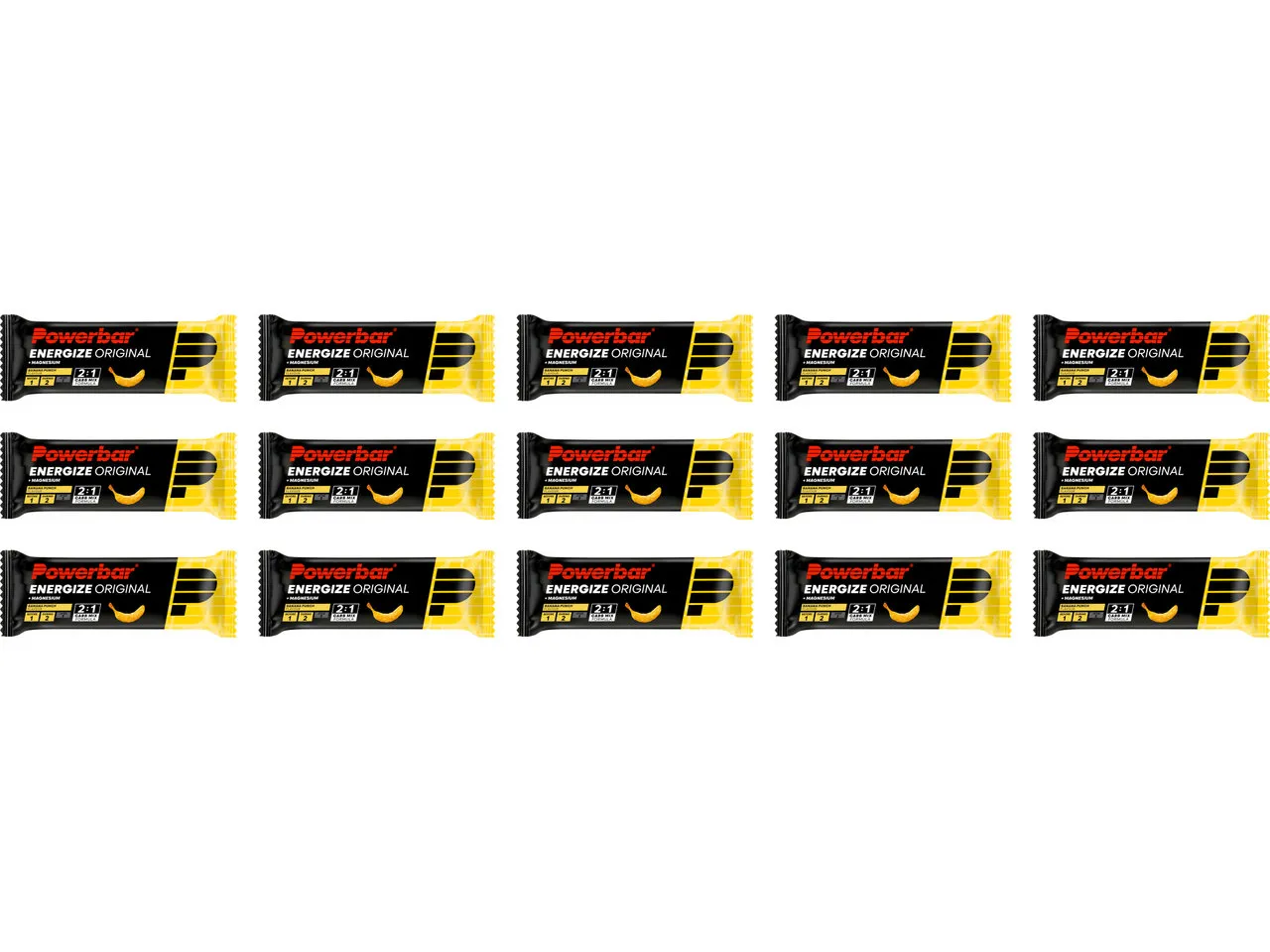 Powerbar Energize Original Energieriegel - 15 Stück (55g), Grey, One Size
