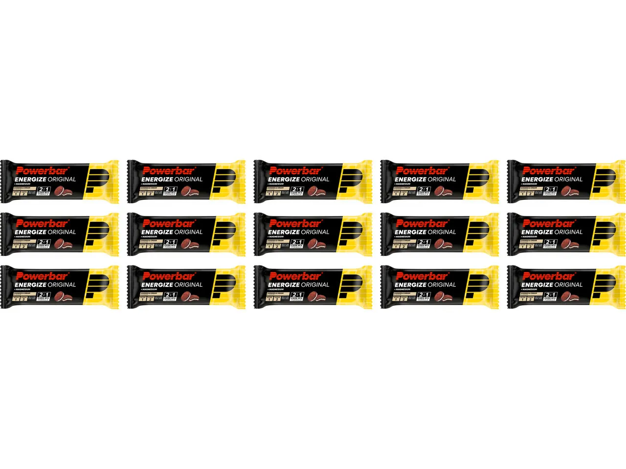 Powerbar Energize Original Energieriegel - 15 Stück (55g), Grey, One Size