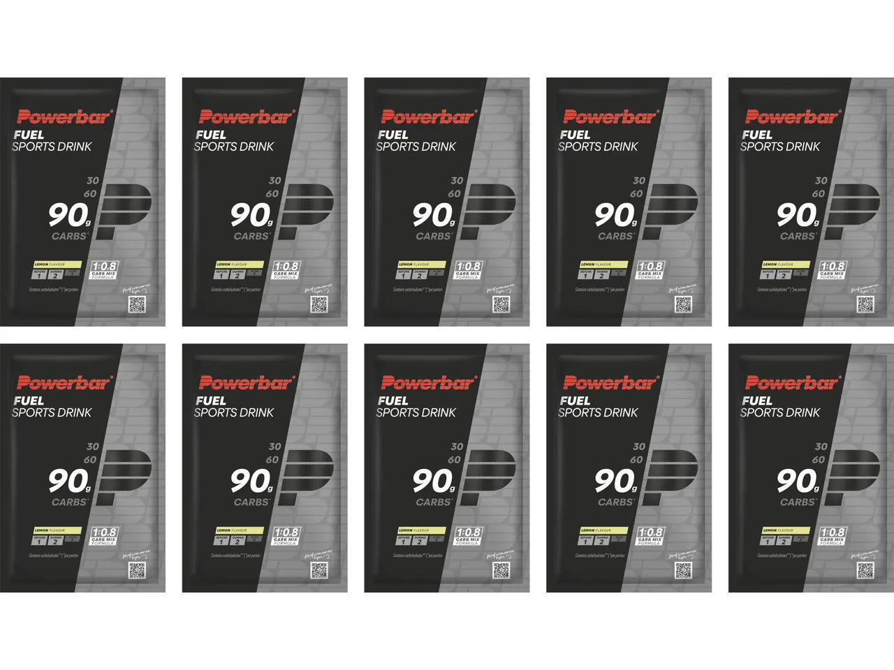 Powerbar Fuel Sports Drink 90 Getränkepulver - 10 Stück, Multicolor, One Size
