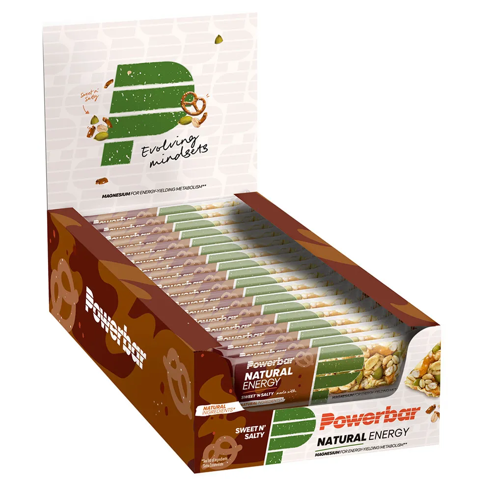 Powerbar Natural Energie-riegel-box Süß Salzig 40g 18 Einheiten, Brown, One Size Powerbar Natural Energie-riegel-box Süß Salzig 40g 18 Einheiten, Brown, One Size