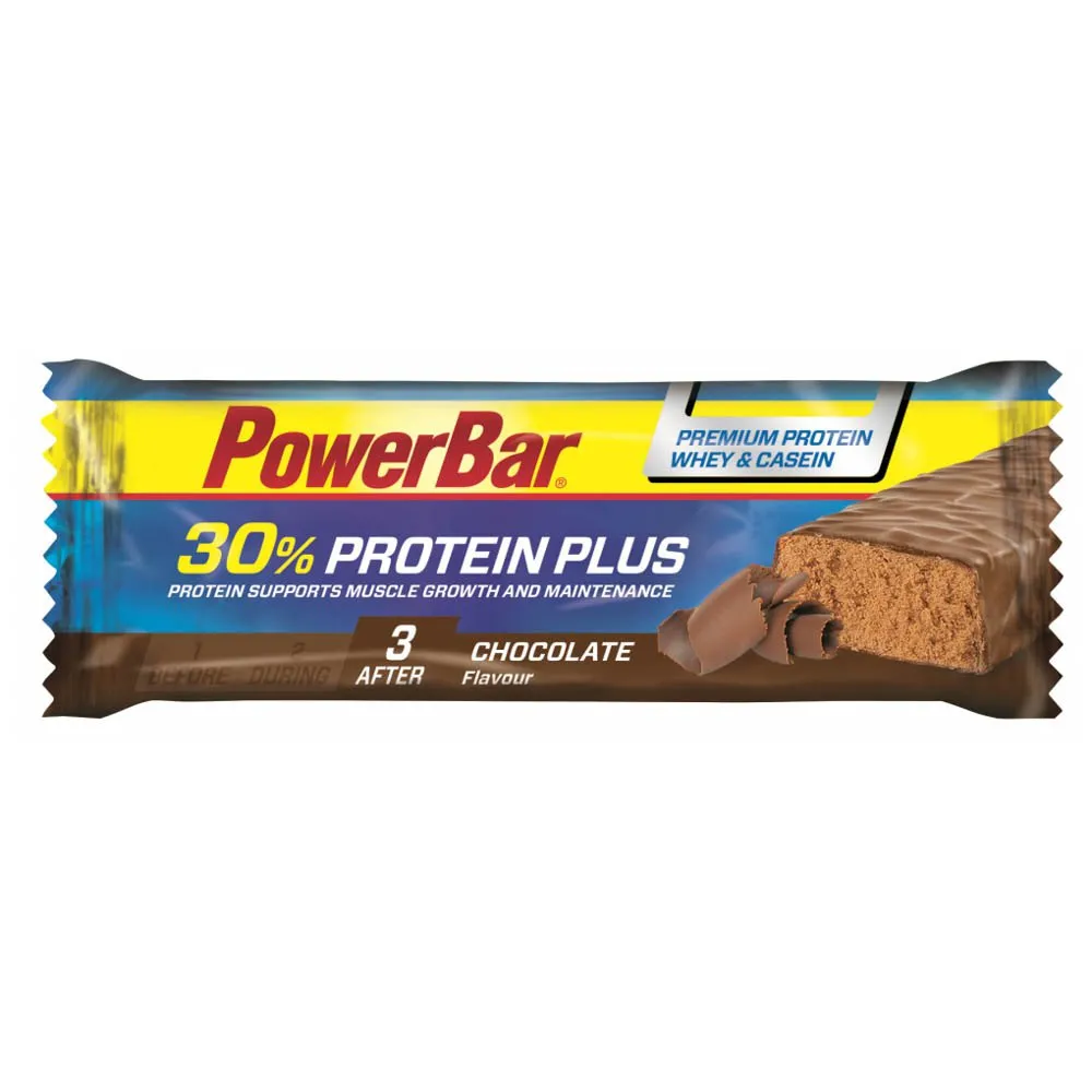 Powerbar Plus 30% Proteinriegelbox Shokolade 55g 15 Einheiten, Blue, One Size Powerbar Plus 30% Proteinriegelbox Shokolade 55g 15 Einheiten, Blue, One Size