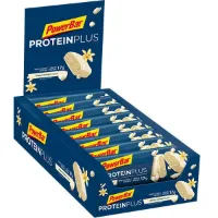 Powerbar Plus 30% Proteinriegelbox Vanille & Kokosnuss 55g 15 Einheiten Powerbar Plus 30% Proteinriegelbox Vanille & Kokosnuss 55g 15 Einheiten