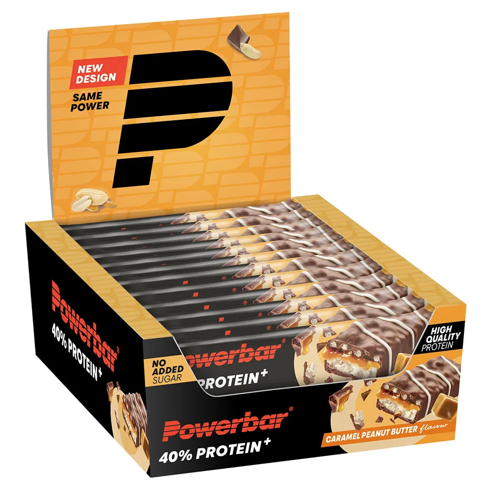 Powerbar Plus 40% Proteinriegelbox Karamell Und Erdnussbutter 12 Einheiten, Multicolor, One Size Powerbar Plus 40% Proteinriegelbox Karamell Und Erdnussbutter 12 Einheiten, Multicolor, One Size