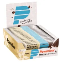 Powerbar Plus Low Sugar 30% Proteinriegelbox Vanille 35g Powerbar Plus Low Sugar 30% Proteinriegelbox Vanille 35g