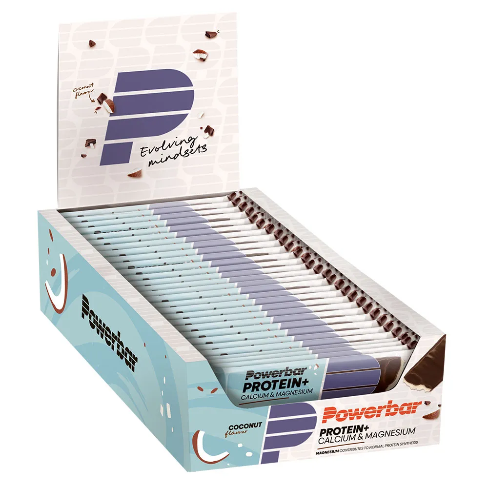 Powerbar Plus Minerals 30% Proteinriegelbox Coco 35g 30 Einheiten, Blue, One Size Powerbar Plus Minerals 30% Proteinriegelbox Coco 35g 30 Einheiten, Blue, One Size