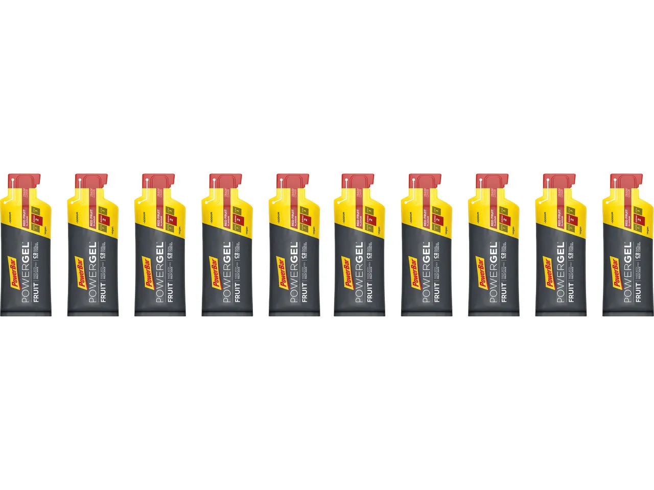 Powerbar PowerGel Fruit - 10 Stück, 410g Powerbar PowerGel Fruit - 10 Stück, 410g