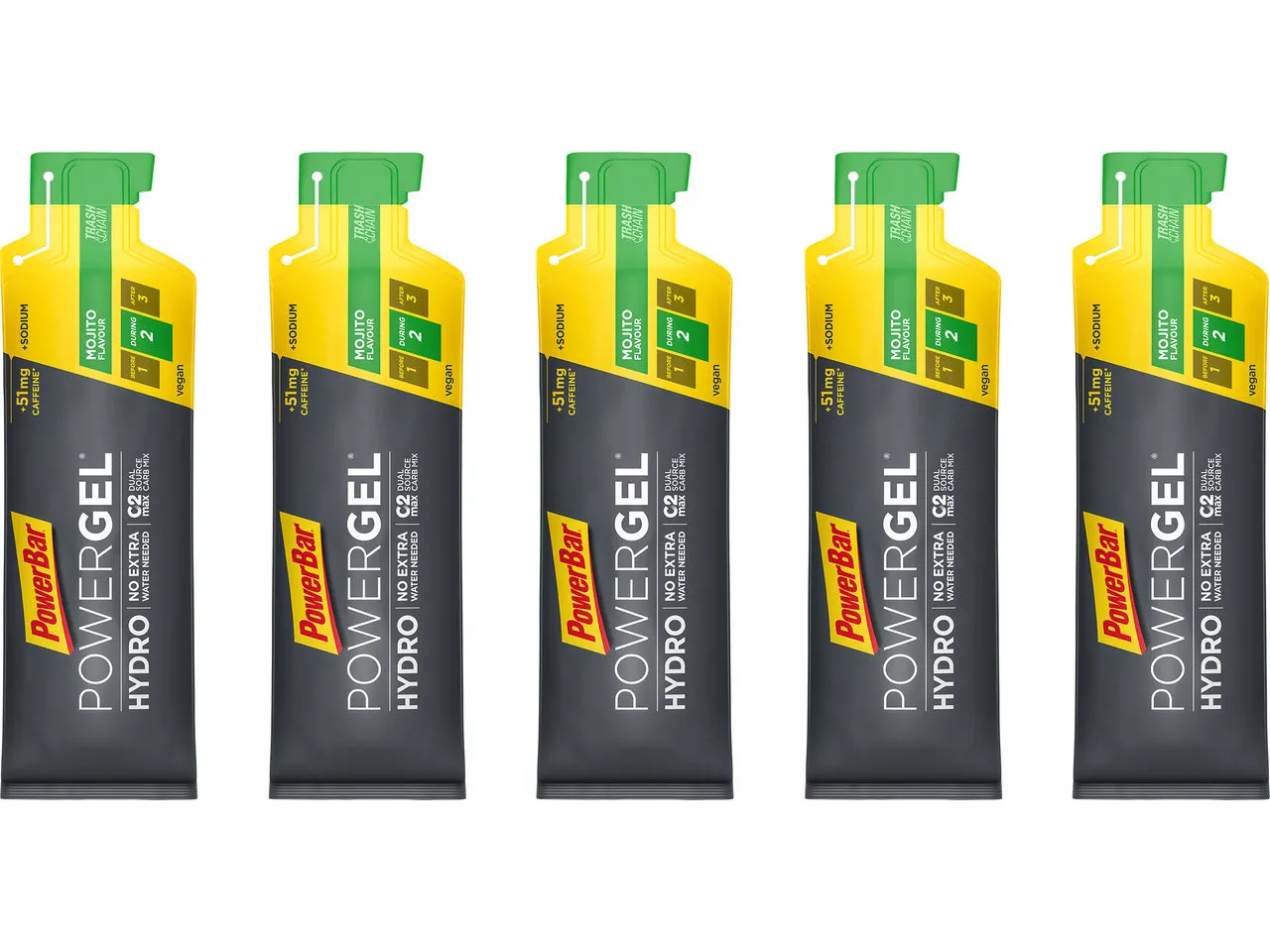 Powerbar PowerGel Hydro - 5 Stück, 335ml Powerbar PowerGel Hydro - 5 Stück, 335ml