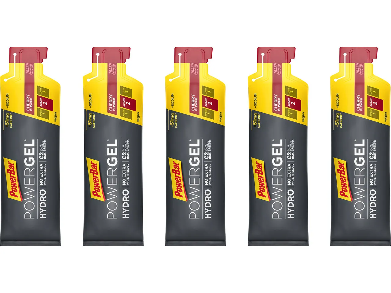 Powerbar PowerGel Hydro - 5 Stück, 335ml Powerbar PowerGel Hydro - 5 Stück, 335ml