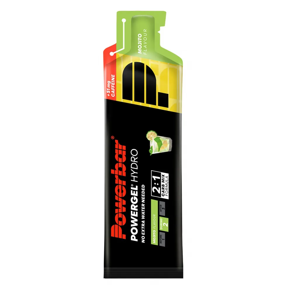 Powerbar Powergel Hydro Schachtel Mit Energiegelen Mojito 67ml 24 Einheiten, Yellow, One Size Powerbar Powergel Hydro Schachtel Mit Energiegelen Mojito 67ml 24 Einheiten, Yellow, One Size