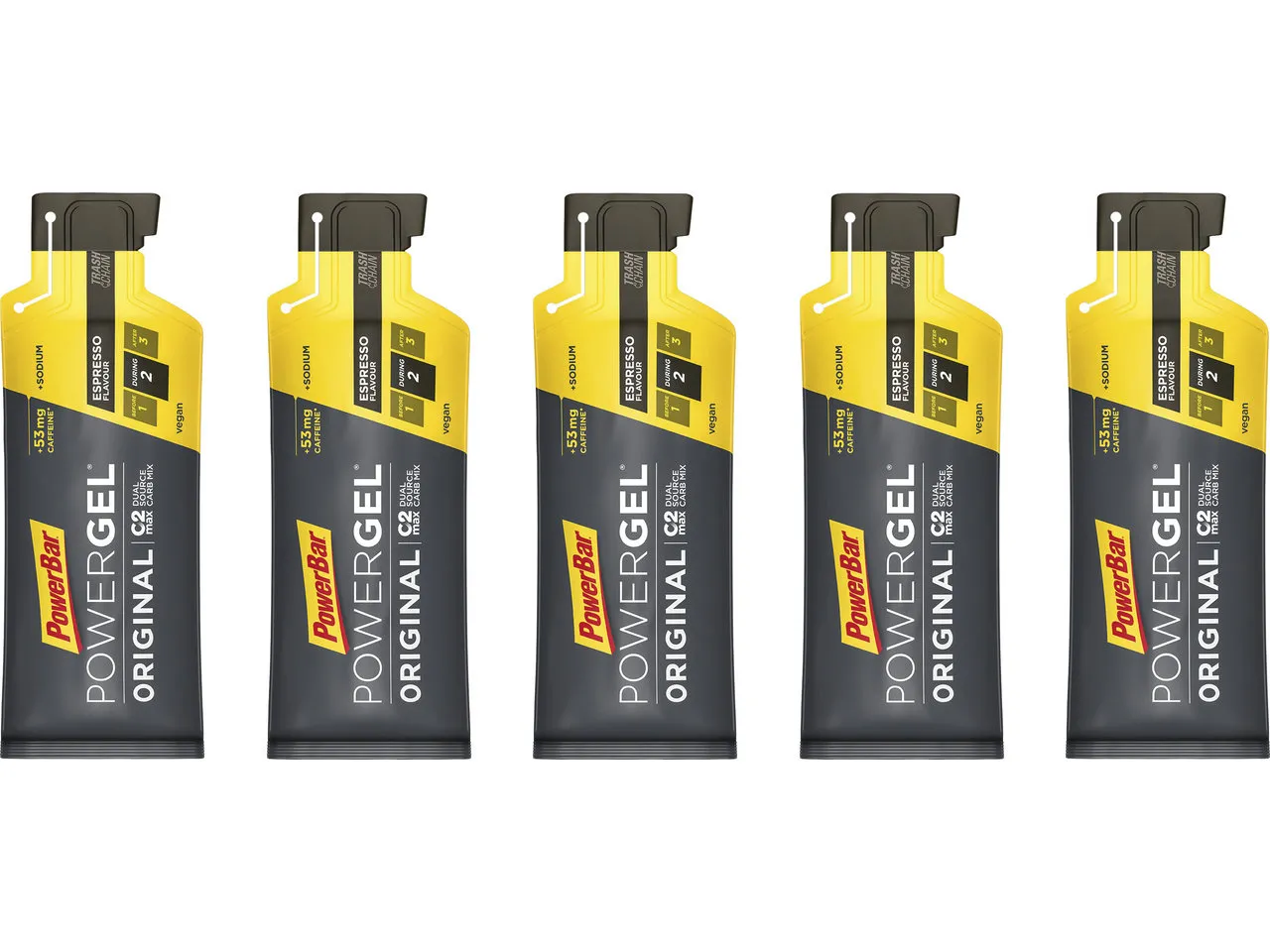 Powerbar PowerGel Original - 5 Stück, 205g Powerbar PowerGel Original - 5 Stück, 205g