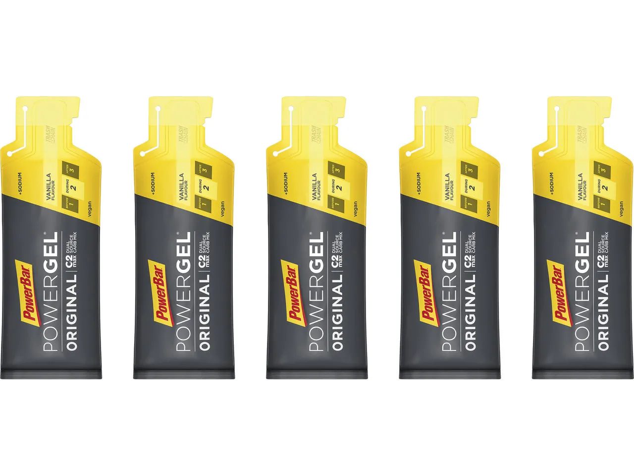 Powerbar PowerGel Original - 5 Stück, 205g Powerbar PowerGel Original - 5 Stück, 205g