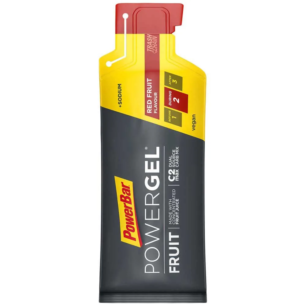 Powerbar Powergel Original Schachtel Mit Energiegelen Beeren 41g 24 Einheiten, Red, One Size