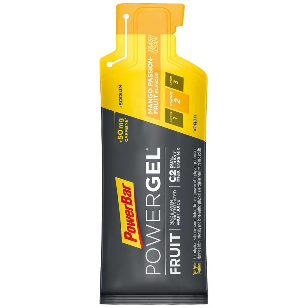 Powerbar Powergel Original Schachtel Mit Energiegelen Mango 41g 24 Einheiten, Black / yellow, One Size Powerbar Powergel Original Schachtel Mit Energiegelen Mango 41g 24 Einheiten, Black / yellow, One Size