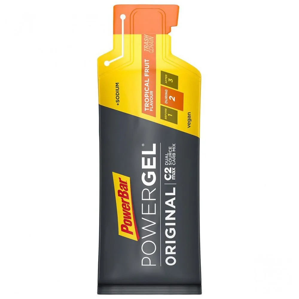 Powerbar Powergel Original Schachtel Mit Energiegelen Tropische Frucht 41g 24 Einheiten, Orange, One Size Powerbar Powergel Original Schachtel Mit Energiegelen Tropische Frucht 41g 24 Einheiten, Orange, One Size