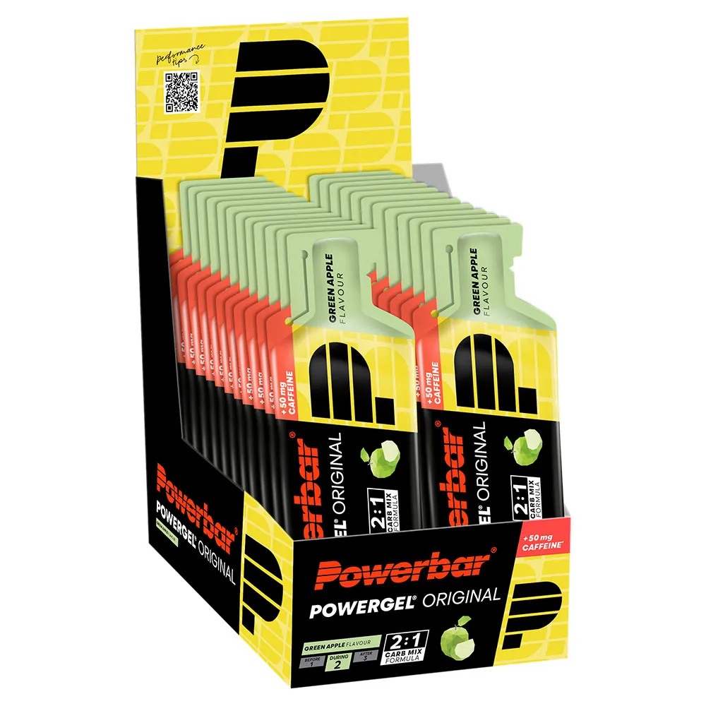 Powerbar Powergel Schachtel Mit Energiegelen Grüner Apfel 41g 24 Einheiten, Grey, One Size Powerbar Powergel Schachtel Mit Energiegelen Grüner Apfel 41g 24 Einheiten, Grey, One Size