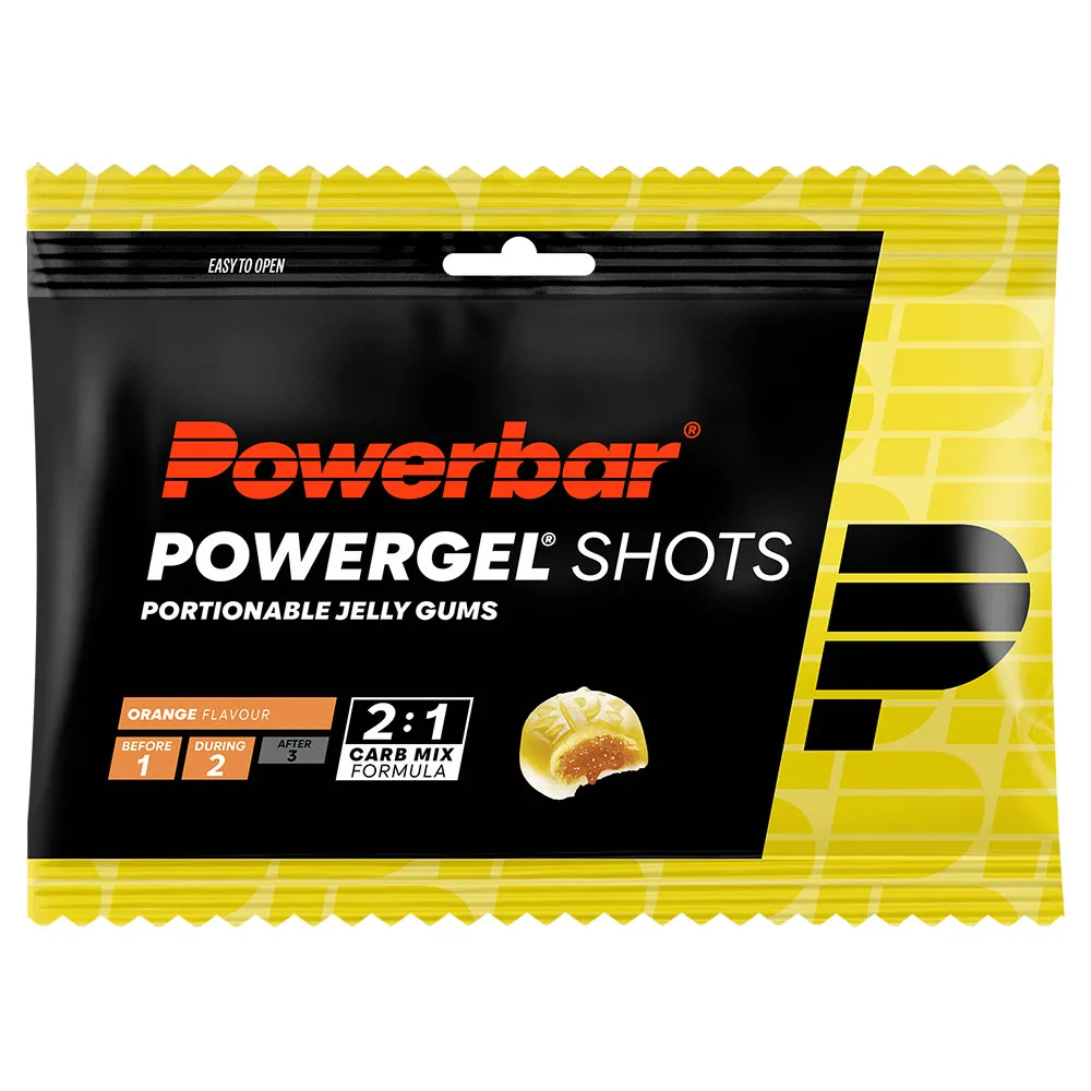 Powerbar Powergel Shot Schachtel Mit Energiegelen Orange 60g 24 Einheiten, Black / yellow, One Size Powerbar Powergel Shot Schachtel Mit Energiegelen Orange 60g 24 Einheiten, Black / yellow, One Size