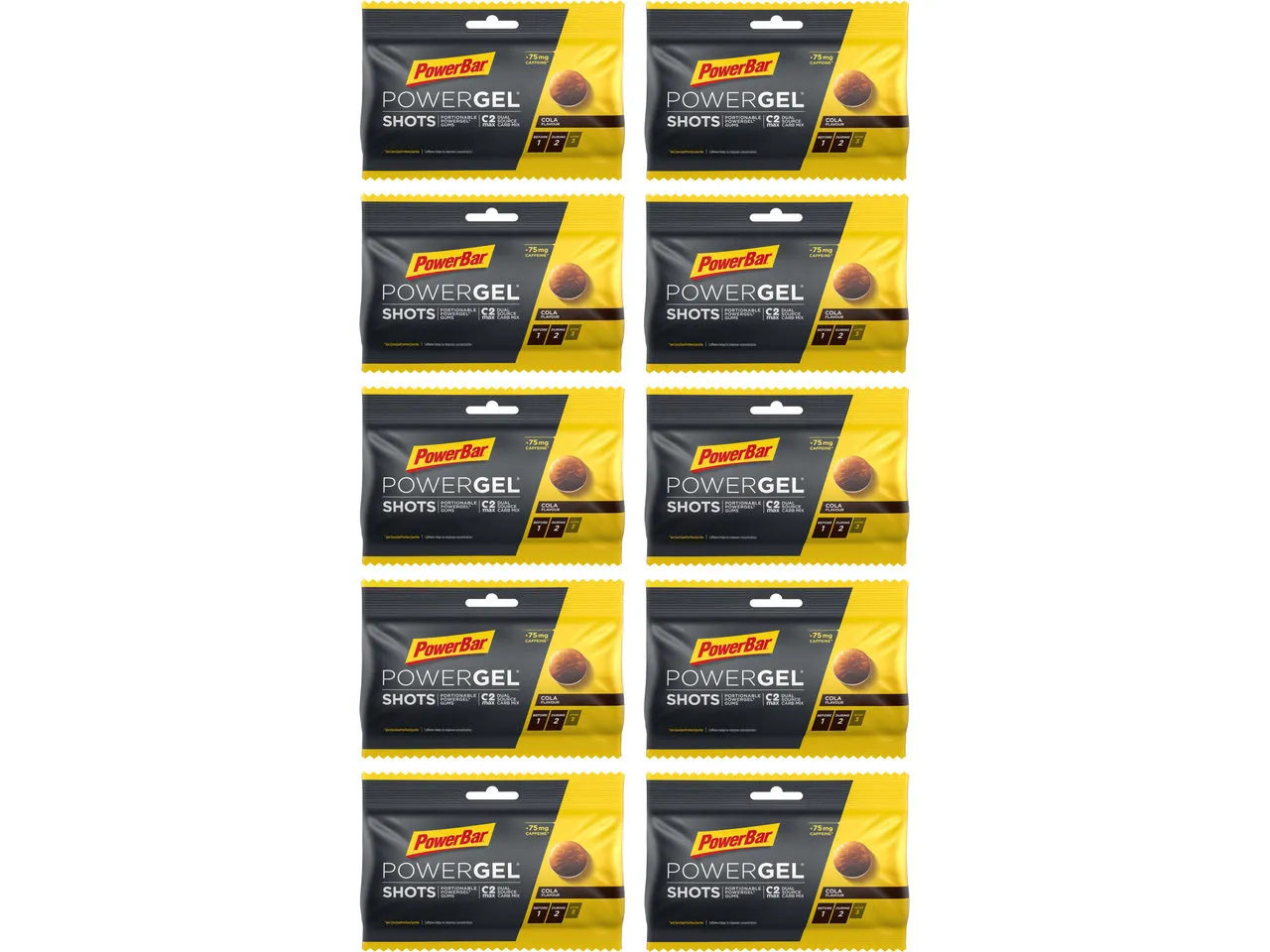 Powerbar PowerGel Shots Fruchtgummis - 10 Beutel, 600g Powerbar PowerGel Shots Fruchtgummis - 10 Beutel, 600g