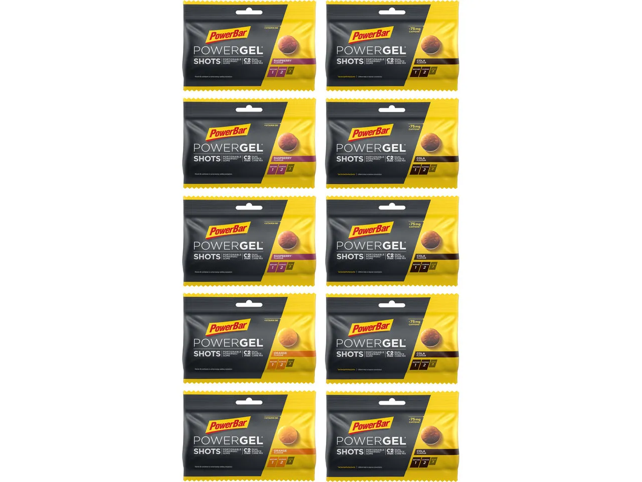 Powerbar PowerGel Shots Fruchtgummis - 10 Beutel, 600g