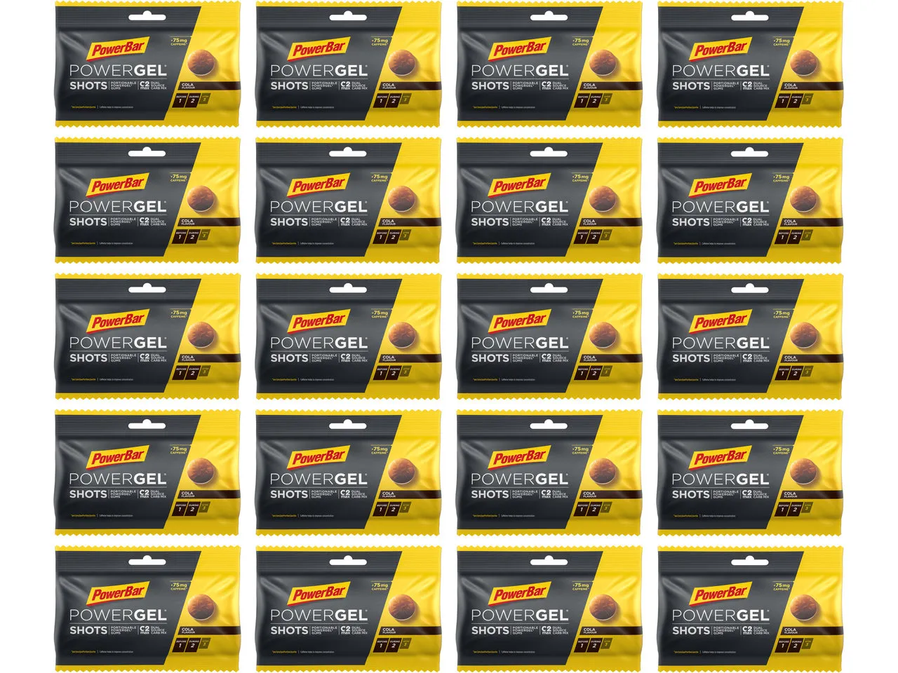 Powerbar PowerGel Shots Fruchtgummis - 20 Beutel, 1200g