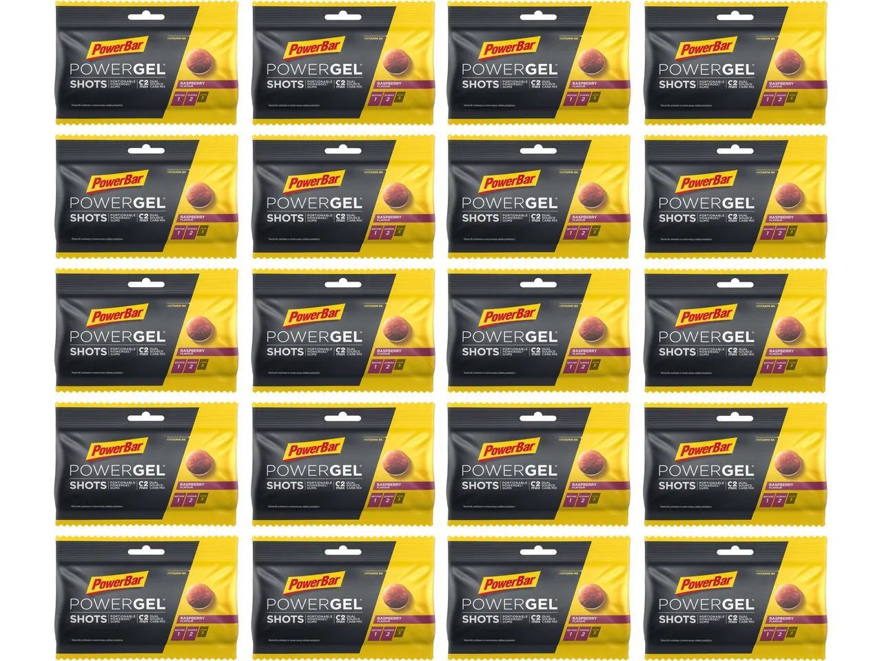 Powerbar PowerGel Shots Fruchtgummis - 20 Beutel, 1200g Powerbar PowerGel Shots Fruchtgummis - 20 Beutel, 1200g