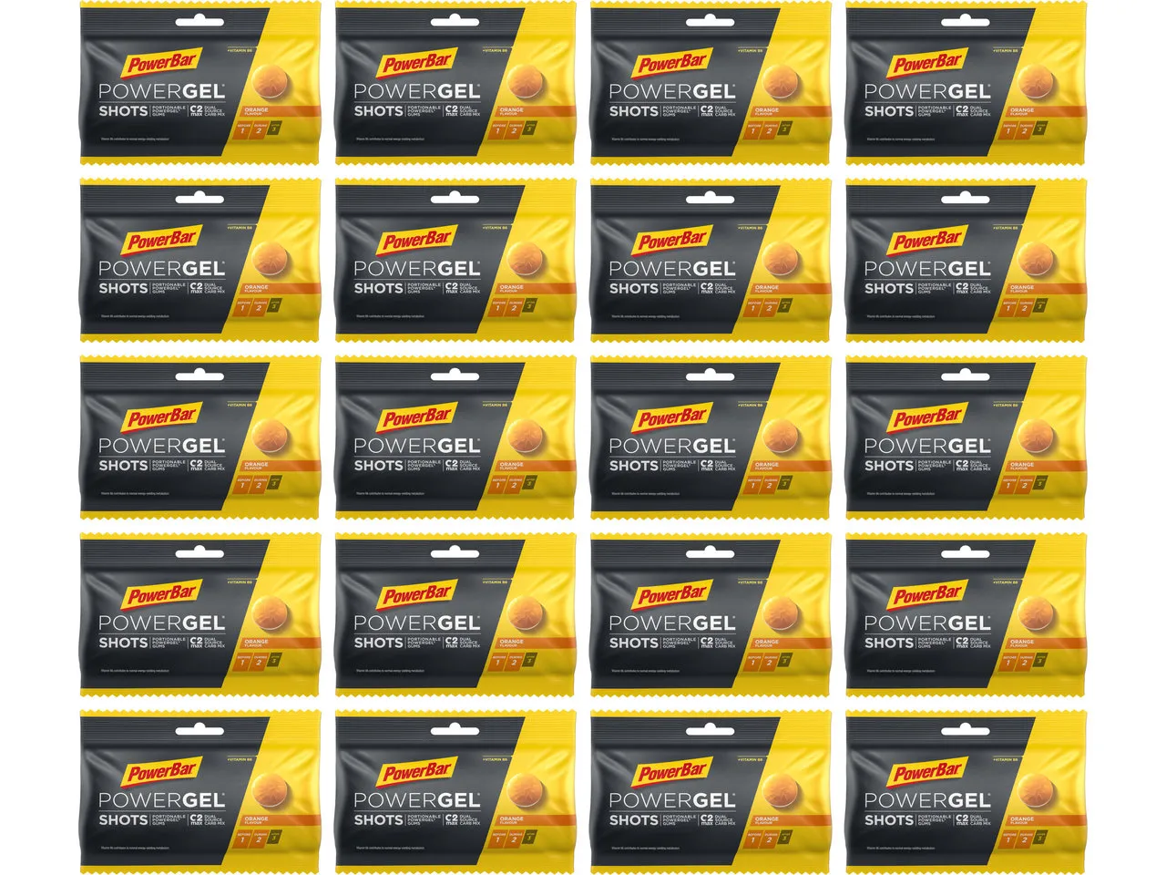 Powerbar PowerGel Shots Fruchtgummis - 20 Beutel, 1200g