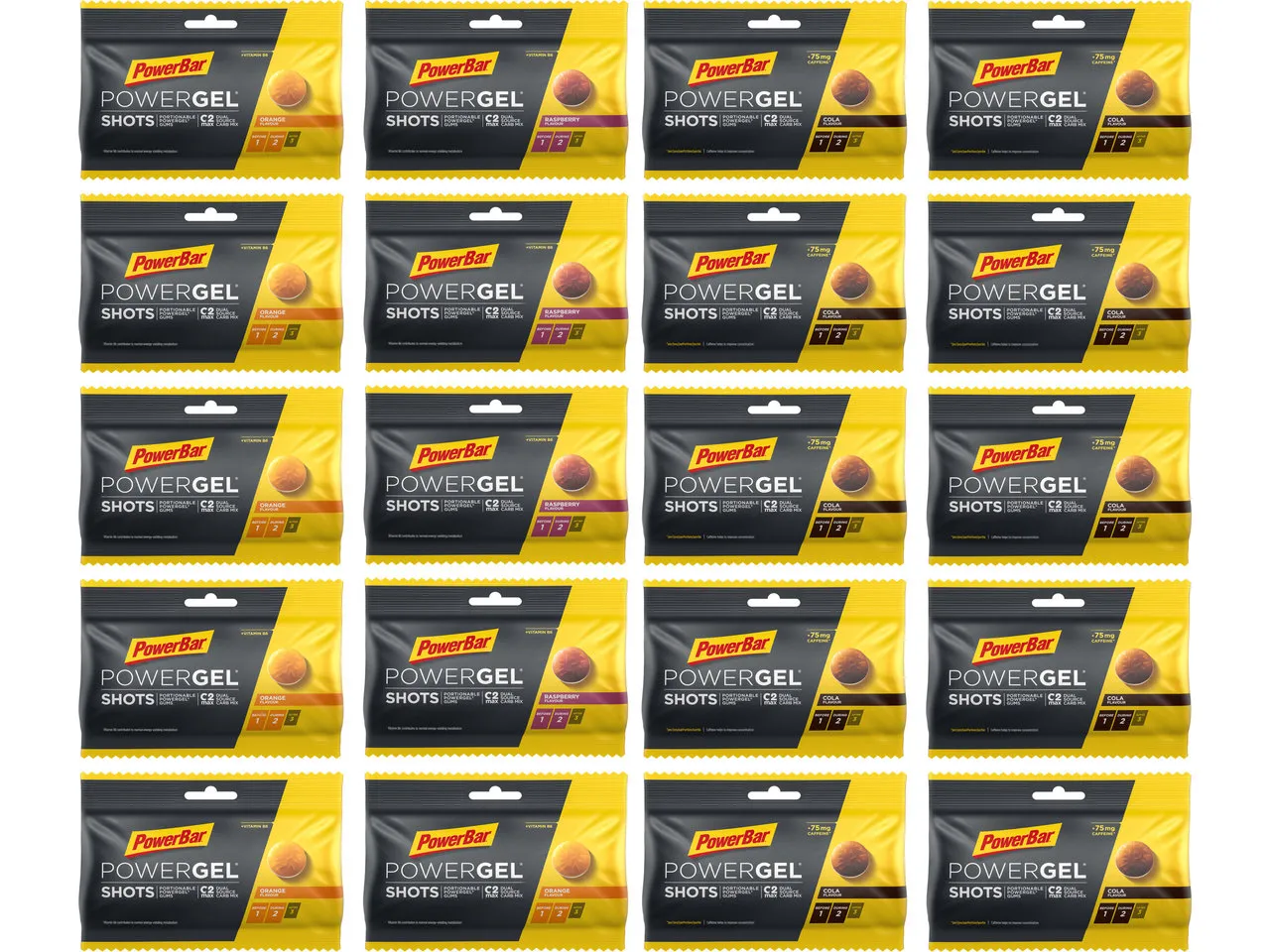 Powerbar PowerGel Shots Fruchtgummis - 20 Beutel, 1200g Powerbar PowerGel Shots Fruchtgummis - 20 Beutel, 1200g
