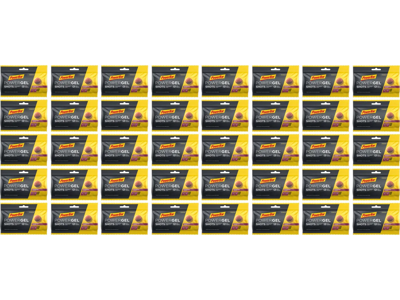 Powerbar PowerGel Shots Fruchtgummis - 40 Beutel, 2400g