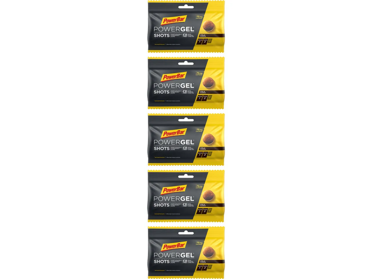 Powerbar PowerGel Shots Fruchtgummis - 5 Beutel, 300g Powerbar PowerGel Shots Fruchtgummis - 5 Beutel, 300g