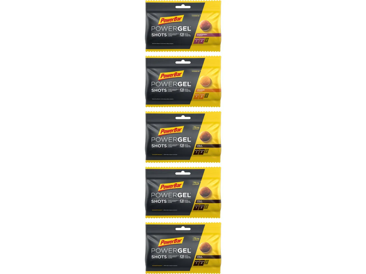 Powerbar PowerGel Shots Fruchtgummis - 5 Beutel, 300g Powerbar PowerGel Shots Fruchtgummis - 5 Beutel, 300g