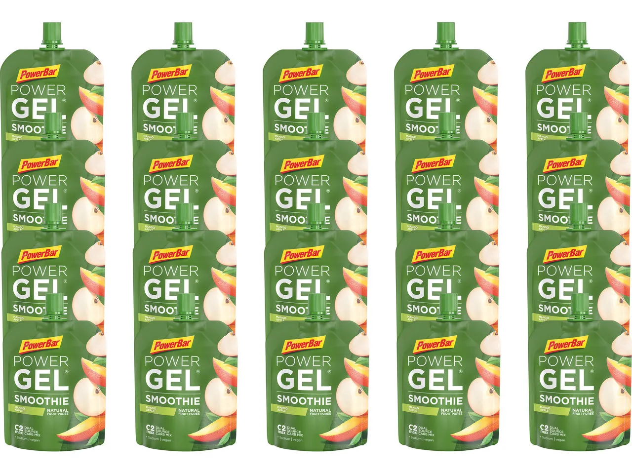Powerbar PowerGel Smoothie - 20 Stück, 1800g Powerbar PowerGel Smoothie - 20 Stück, 1800g