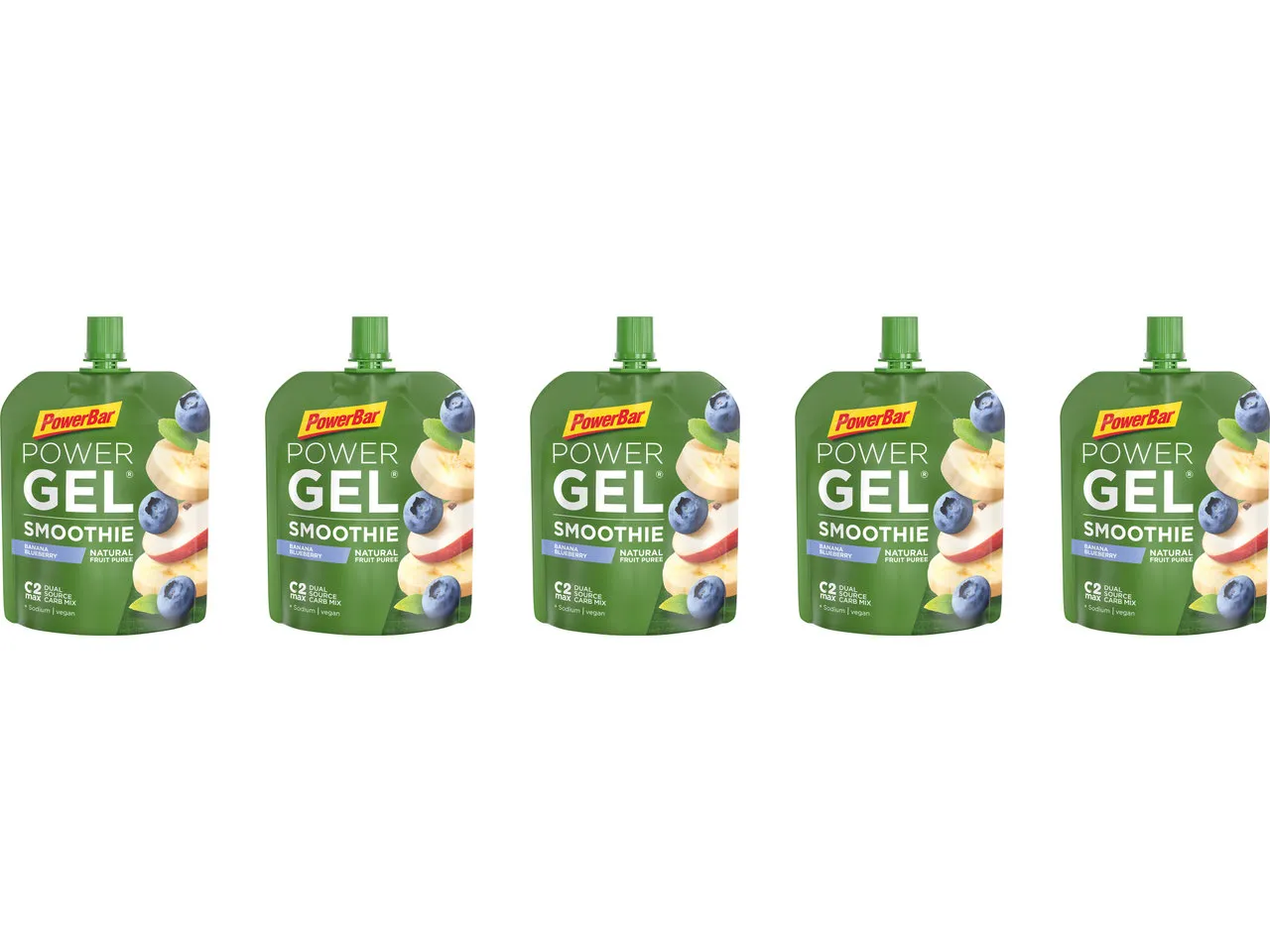 Powerbar PowerGel Smoothie - 5 Stück, 450g Powerbar PowerGel Smoothie - 5 Stück, 450g