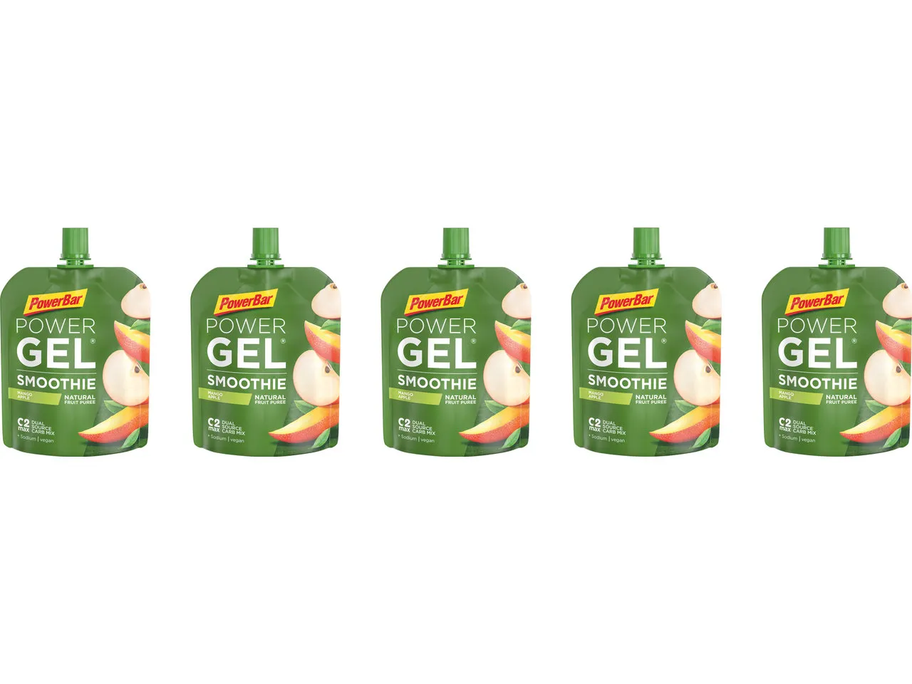 Powerbar PowerGel Smoothie - 5 Stück, 450g Powerbar PowerGel Smoothie - 5 Stück, 450g