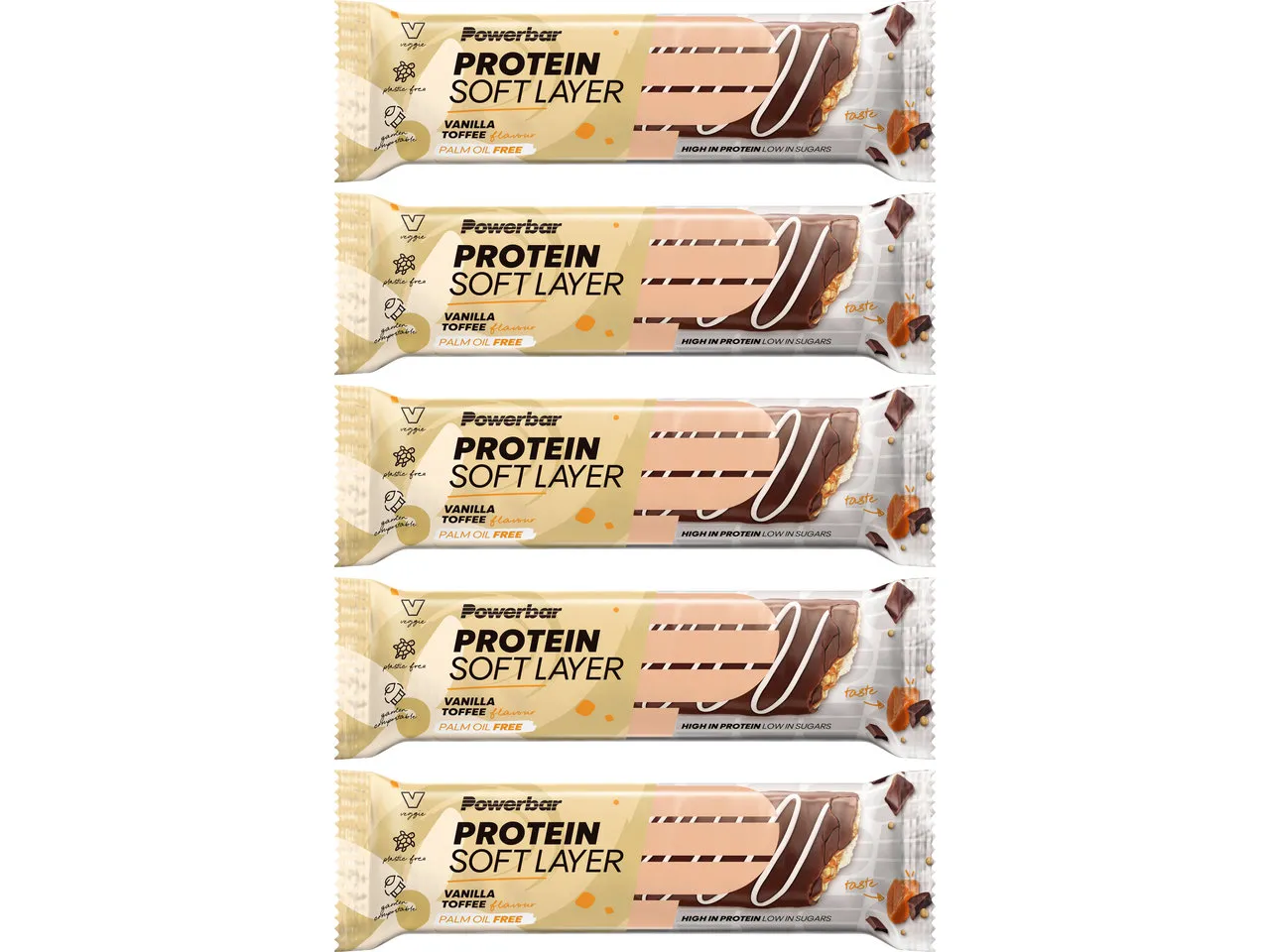 Powerbar Protein Soft Layer Proteinriegel - 5 Stück, 200g Powerbar Protein Soft Layer Proteinriegel - 5 Stück, 200g