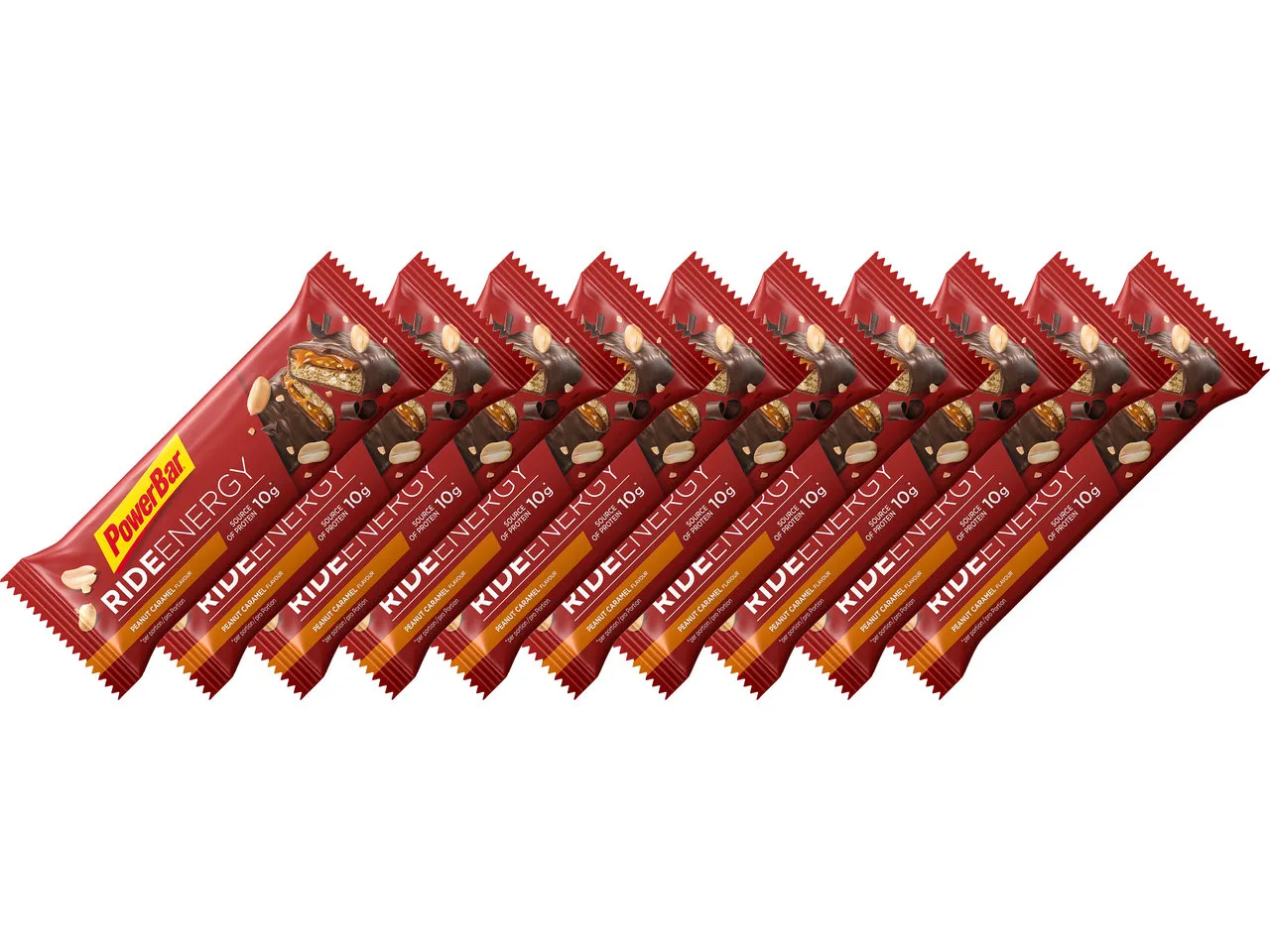 Powerbar Ride Energy Riegel - 10 Stück, 550g