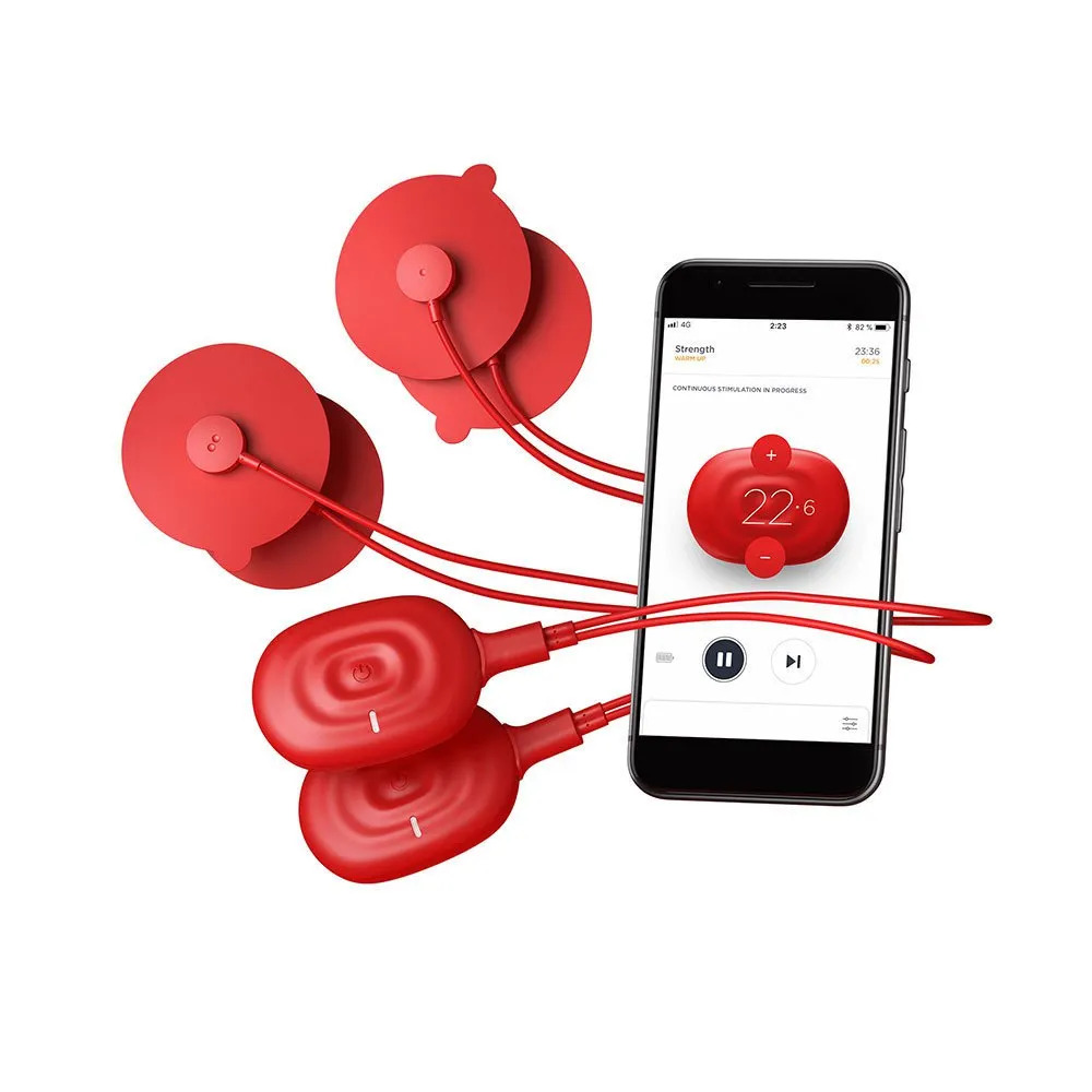 PowerDot 2.0 Duo Elektrostimulator, Red, One Size PowerDot 2.0 Duo Elektrostimulator, Red, One Size