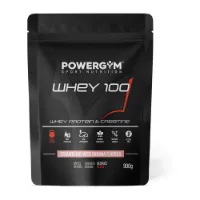 Powergym 100 Molkenprotein Banane Und Erdbeere 900g Powergym 100 Molkenprotein Banane Und Erdbeere 900g