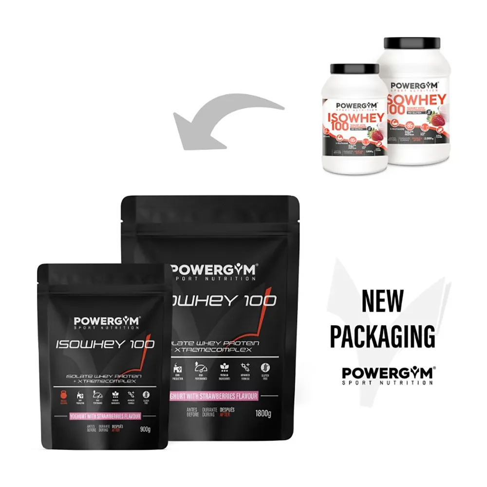 Powergym 100 Molkenproteinisolat Joghurt Und Erdbeeren 1800g, Multicolor, One Size Powergym 100 Molkenproteinisolat Joghurt Und Erdbeeren 1800g, Multicolor, One Size