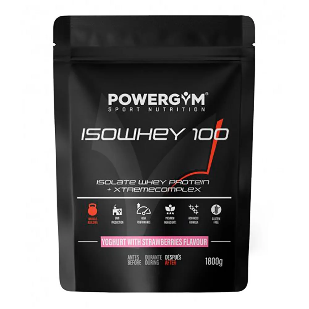 Powergym 100 Molkenproteinisolat Joghurt Und Erdbeeren 2000g, Multicolor, One Size Powergym 100 Molkenproteinisolat Joghurt Und Erdbeeren 2000g, Multicolor, One Size