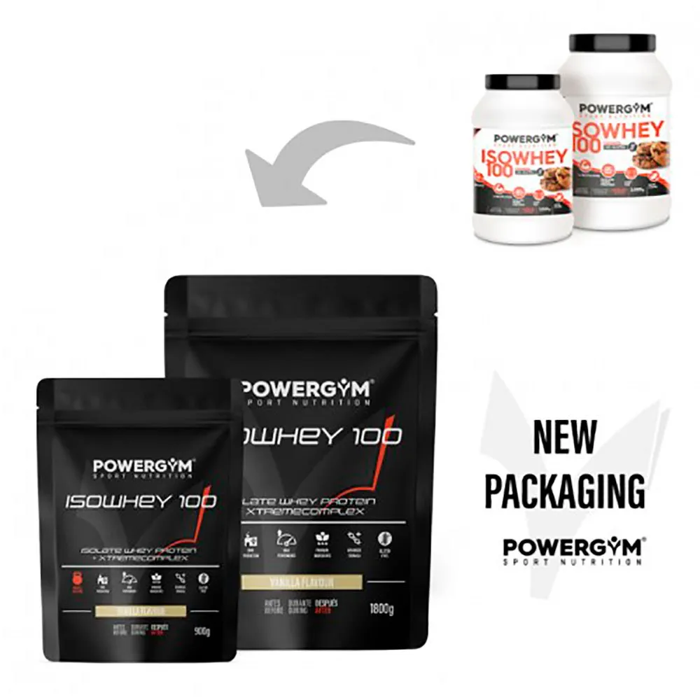Powergym 100 Molkenproteinisolat Kekse 900g, One size Powergym 100 Molkenproteinisolat Kekse 900g, One size