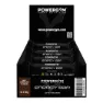 Powergym Energie-riegel-box Schwarze Schokolade 40g 24 Einheiten, Black, One Size