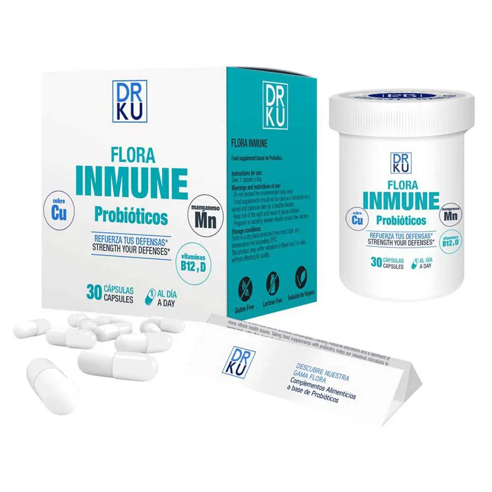 Powergym Flora Immune Kapseln 30 Einheiten, White, One Size Powergym Flora Immune Kapseln 30 Einheiten, White, One Size