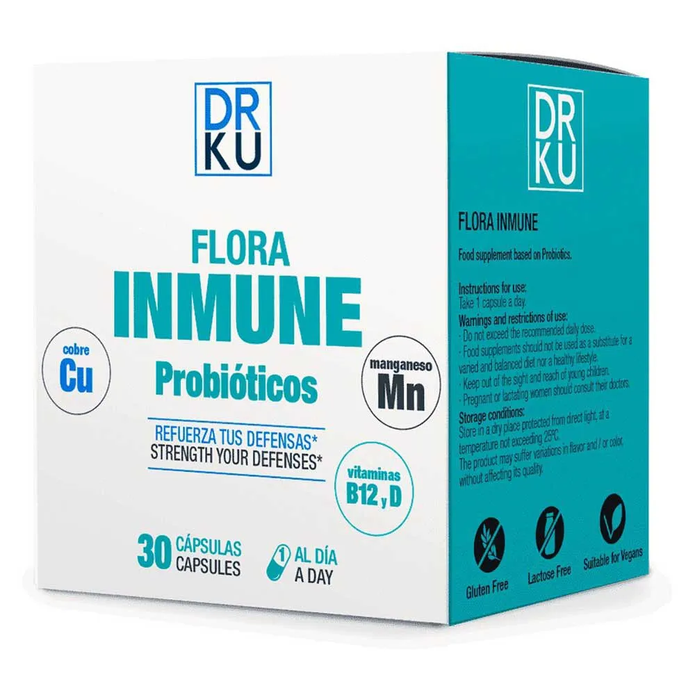 Powergym Flora Immune Kapseln 30 Einheiten, White, One Size Powergym Flora Immune Kapseln 30 Einheiten, White, One Size