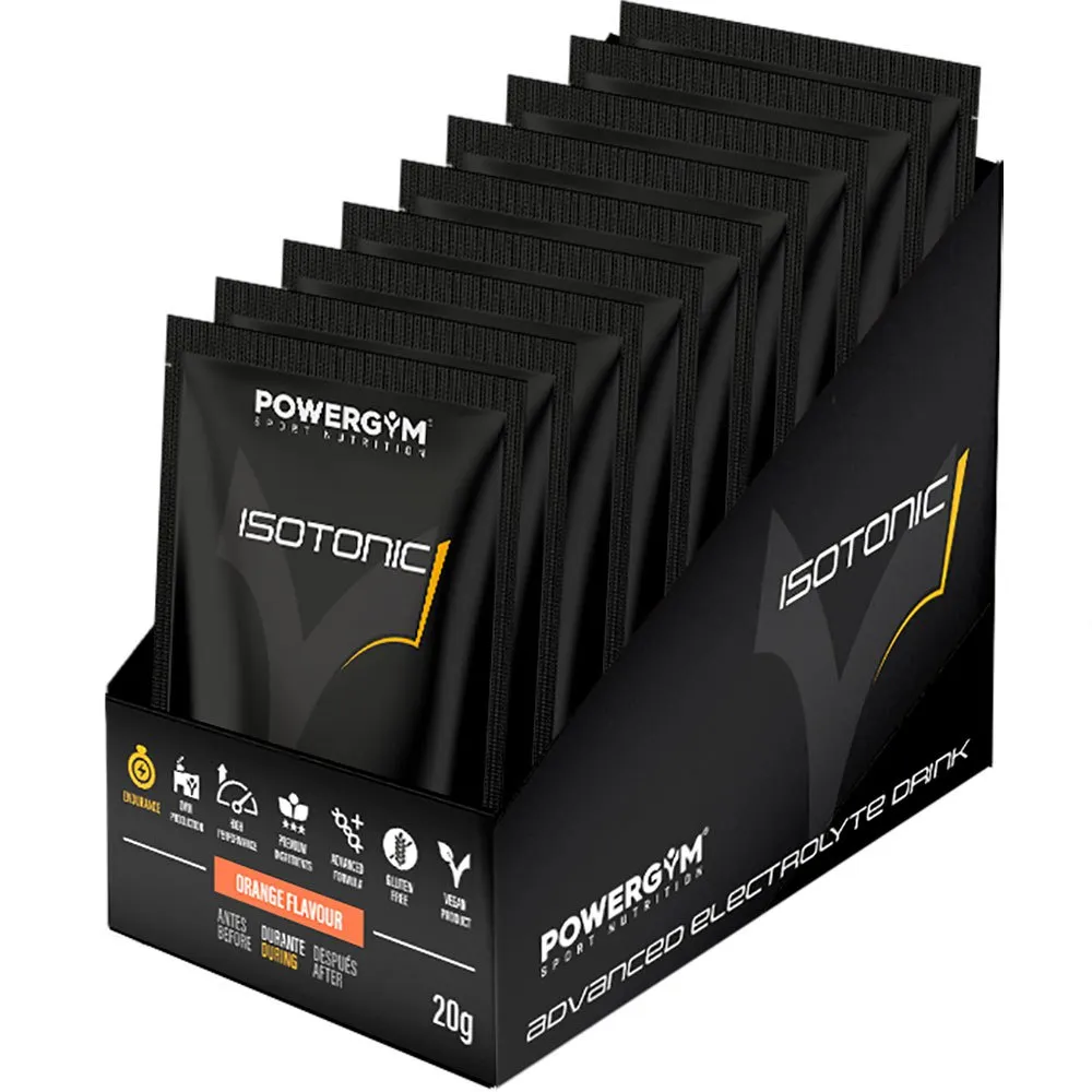 Powergym Isopower Isotonische Einzeldosis-box Orange 40g 30 Einheiten, White, One Size Powergym Isopower Isotonische Einzeldosis-box Orange 40g 30 Einheiten, White, One Size