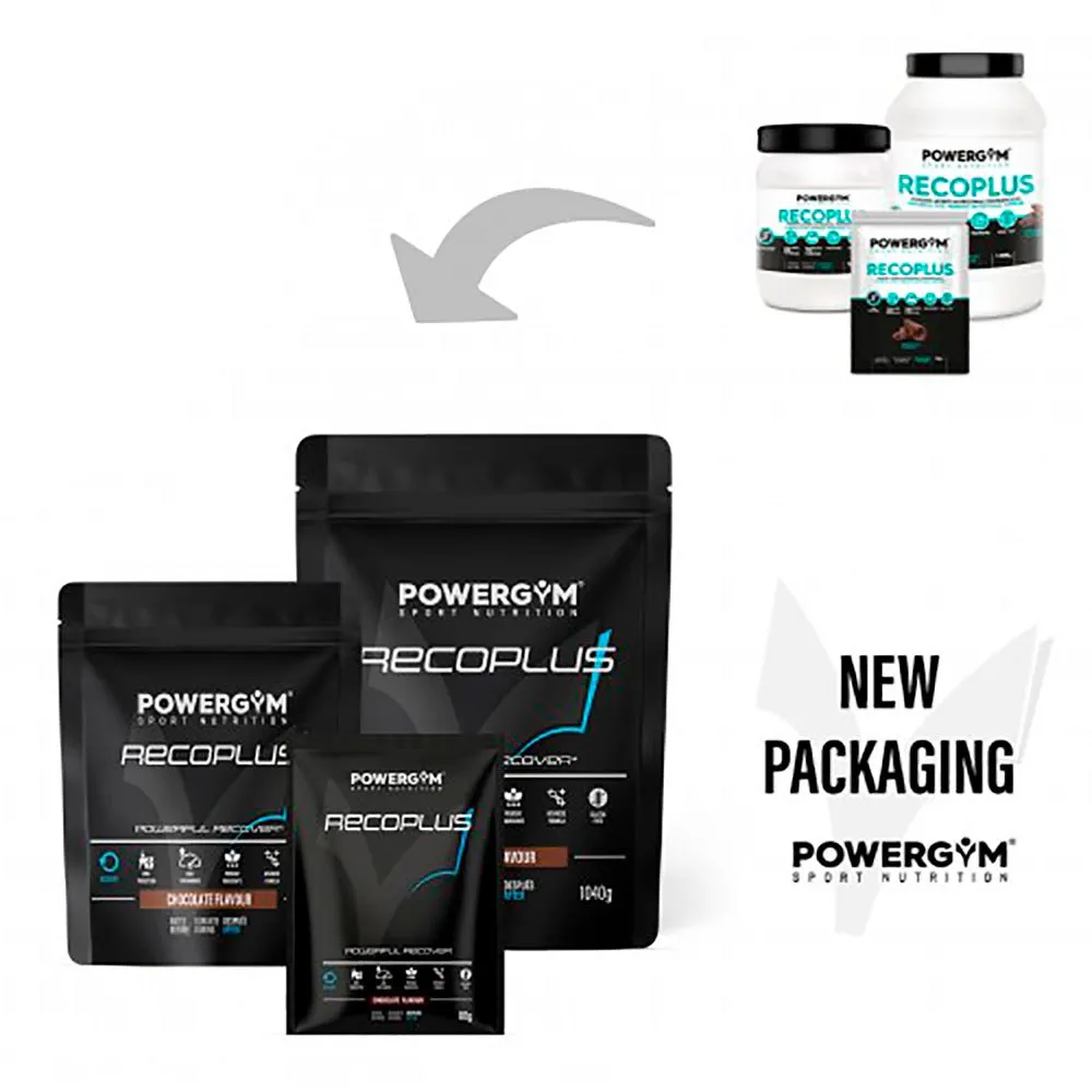 Powergym Recoplus 560g Chocolate Pulver, One size Powergym Recoplus 560g Chocolate Pulver, One size