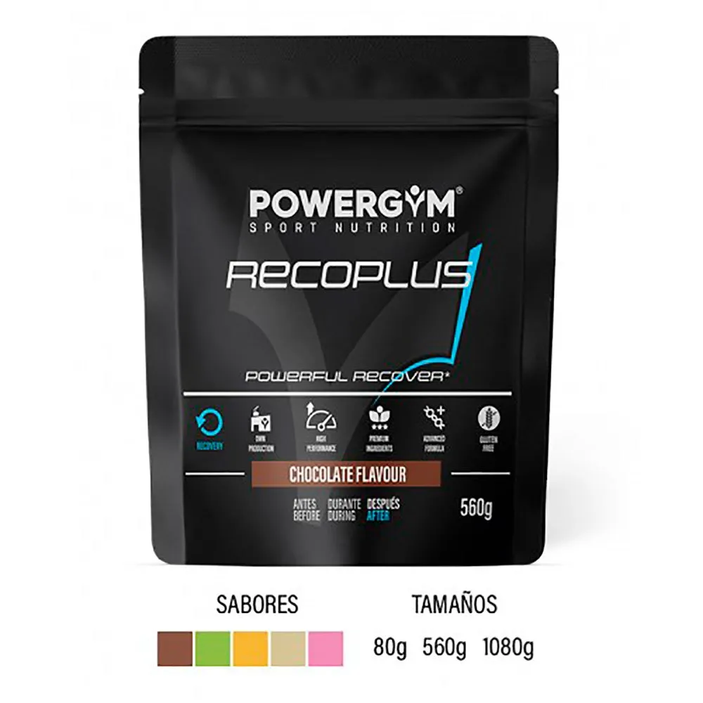 Powergym Recoplus 560g Chocolate Pulver, One size Powergym Recoplus 560g Chocolate Pulver, One size
